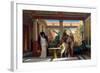 Theatrical Rehearsal in the House of an Ancient Rome Poet, 1855-Gustave Clarence Rodolphe Boulanger-Framed Giclee Print