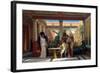 Theatrical Rehearsal in the House of an Ancient Rome Poet, 1855-Gustave Clarence Rodolphe Boulanger-Framed Giclee Print