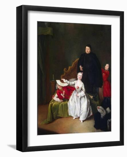 Theatrical Scene, 1752-Pietro Longhi-Framed Giclee Print