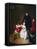 Theatrical Scene, 1752-Pietro Longhi-Framed Stretched Canvas