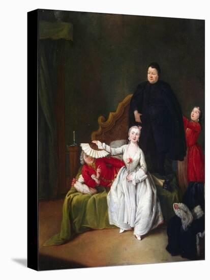 Theatrical Scene, 1752-Pietro Longhi-Stretched Canvas