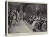 Theatricals before the Queen and Court in the Ball-Room at Balmoral-null-Stretched Canvas