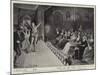 Theatricals before the Queen and Court in the Ball-Room at Balmoral-null-Mounted Giclee Print