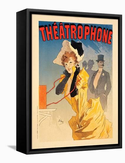 Théâtrophone, 1890-Jules Chéret-Framed Stretched Canvas