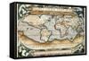 "Theatrum Orbis Terrarum" (Anntwerp, 1570)-Abraham Ortelius-Framed Stretched Canvas