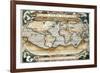 "Theatrum Orbis Terrarum" (Anntwerp, 1570)-Abraham Ortelius-Framed Art Print