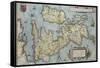 Theatrum Orbis Terrarum-Abraham Ortelius-Framed Stretched Canvas