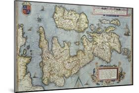 Theatrum Orbis Terrarum-Abraham Ortelius-Mounted Giclee Print