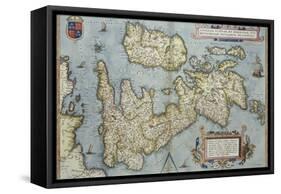 Theatrum Orbis Terrarum-Abraham Ortelius-Framed Stretched Canvas