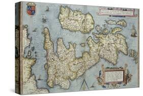 Theatrum Orbis Terrarum-Abraham Ortelius-Stretched Canvas