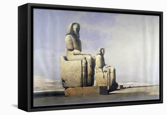 Thebes, December 4th 1838, 19th Century-David Roberts-Framed Stretched Canvas
