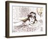 Theda Bara as Cleopatra-Neale Osborne-Framed Giclee Print