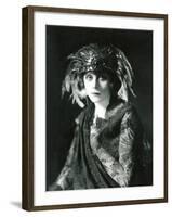 Theda Bara in the Broadway Show the Blue Flame, 1920-null-Framed Photo