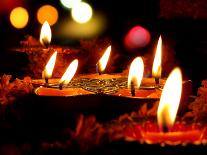 Diwali Ritual Lamps-thefinalmiracle-Framed Photographic Print