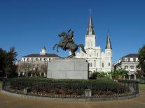 Jackson Square in New Orleans-theflashbulb-Stretched Canvas