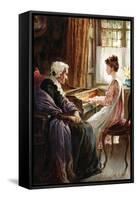 Their Evening Hymn, 1892-Margaret Isabel Dicksee-Framed Stretched Canvas