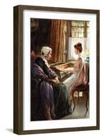 Their Evening Hymn, 1892-Margaret Isabel Dicksee-Framed Giclee Print