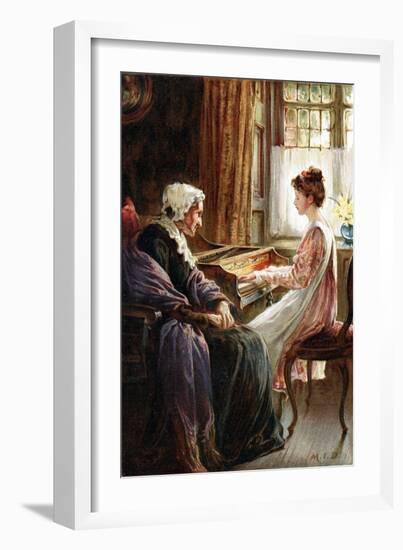 Their Evening Hymn, 1892-Margaret Isabel Dicksee-Framed Giclee Print