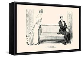 Their First Quarrel-Charles Dana Gibson-Framed Stretched Canvas