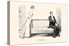 Their First Quarrel-Charles Dana Gibson-Stretched Canvas