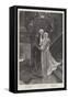 Their Golden Wedding Christmas-Richard Caton Woodville II-Framed Stretched Canvas