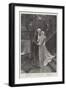 Their Golden Wedding Christmas-Richard Caton Woodville II-Framed Giclee Print
