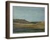 Their Hill pencil, coloured crayon and watercolor-Paul Nash-Framed Giclee Print