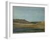 Their Hill pencil, coloured crayon and watercolor-Paul Nash-Framed Giclee Print