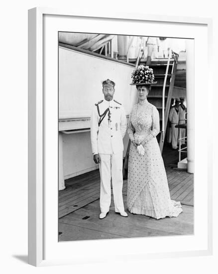 Their Majesties at Aden, 1911-null-Framed Photographic Print