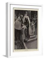 Their Majesties Leaving the House of Lords after the Reading of the King's Speech-Frank Craig-Framed Giclee Print