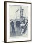 Their Majesties the King and Queen Inspecting the Nimrod at Cowes in August 1907-null-Framed Giclee Print
