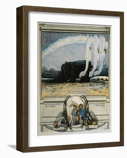 Their Malison Hath No Condemning Power, So Fixed, That Love Eternal Cannot Bend-Dante Alighieri-Framed Giclee Print