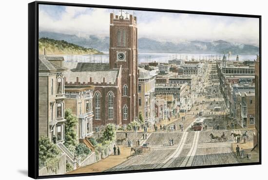 Their Sunday Best: California & Dupont In San Francisco-Stanton Manolakas-Framed Stretched Canvas