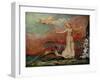 Thel and the Worm by William Blake-William Blake-Framed Giclee Print