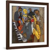 Thelonious Monk and his Sidemen-Marsha Hammel-Framed Giclee Print