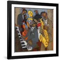 Thelonious Monk and his Sidemen-Marsha Hammel-Framed Giclee Print