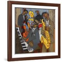 Thelonious Monk and his Sidemen-Marsha Hammel-Framed Giclee Print