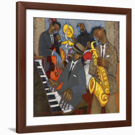 Thelonious Monk and his Sidemen-Marsha Hammel-Framed Giclee Print