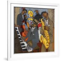 Thelonious Monk and his Sidemen-Marsha Hammel-Framed Giclee Print