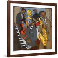 Thelonious Monk and his Sidemen-Marsha Hammel-Framed Giclee Print