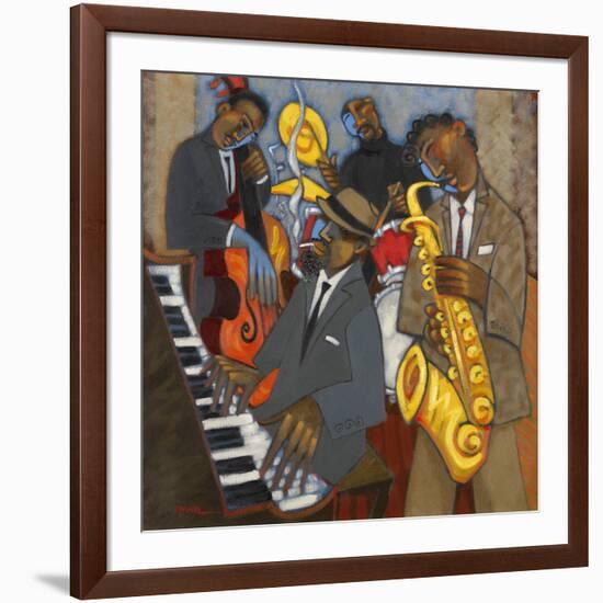 Thelonious Monk and his Sidemen-Marsha Hammel-Framed Giclee Print