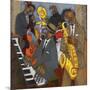 Thelonious Monk and his Sidemen-Marsha Hammel-Mounted Giclee Print