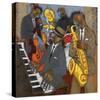 Thelonious Monk and his Sidemen-Marsha Hammel-Stretched Canvas