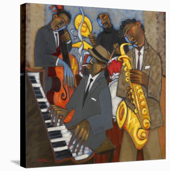 Thelonious Monk and his Sidemen-Marsha Hammel-Stretched Canvas