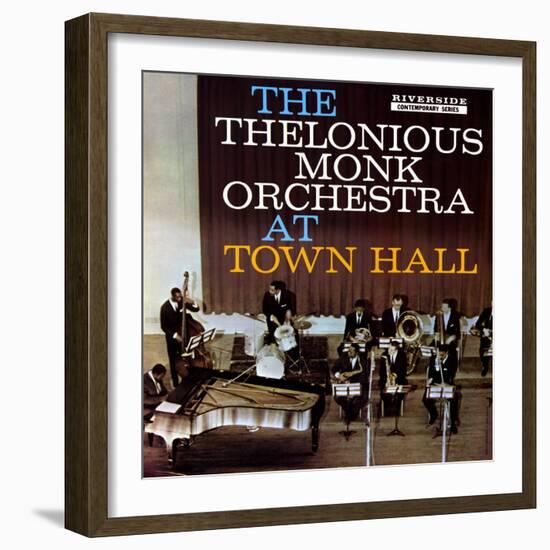 Thelonious Monk - The Thelonious Monk Orchestra in Town Hall-null-Framed Art Print