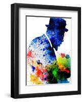 Thelonious Monk Watercolor-Jack Hunter-Framed Art Print