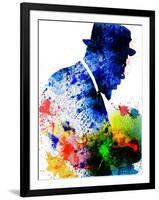 Thelonious Monk Watercolor-Jack Hunter-Framed Art Print