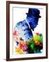 Thelonious Monk Watercolor-Jack Hunter-Framed Art Print