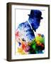 Thelonious Monk Watercolor-Jack Hunter-Framed Art Print