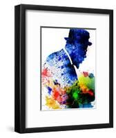 Thelonious Monk Watercolor-Jack Hunter-Framed Art Print